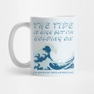 The Tide is High 1980s Music Great Wave off Kanagawa Mug